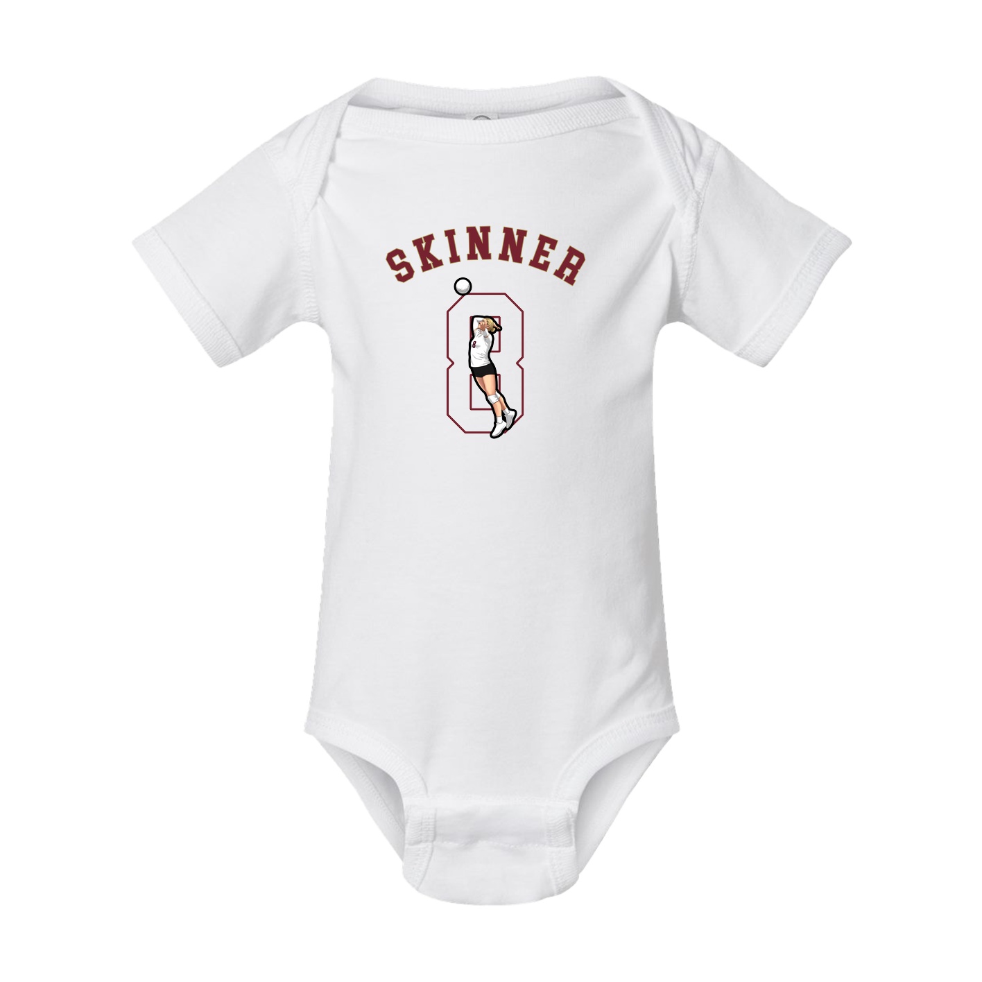 Baby Onesie — Shirsey Arch in White