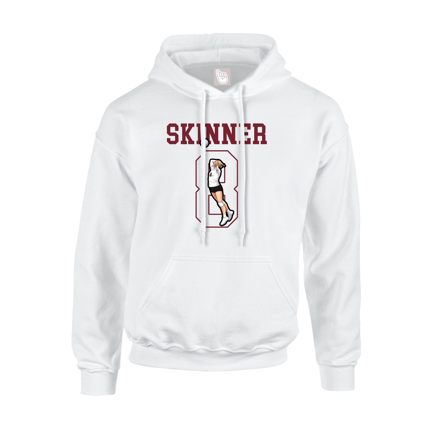 Hoodie — Shirsey in White