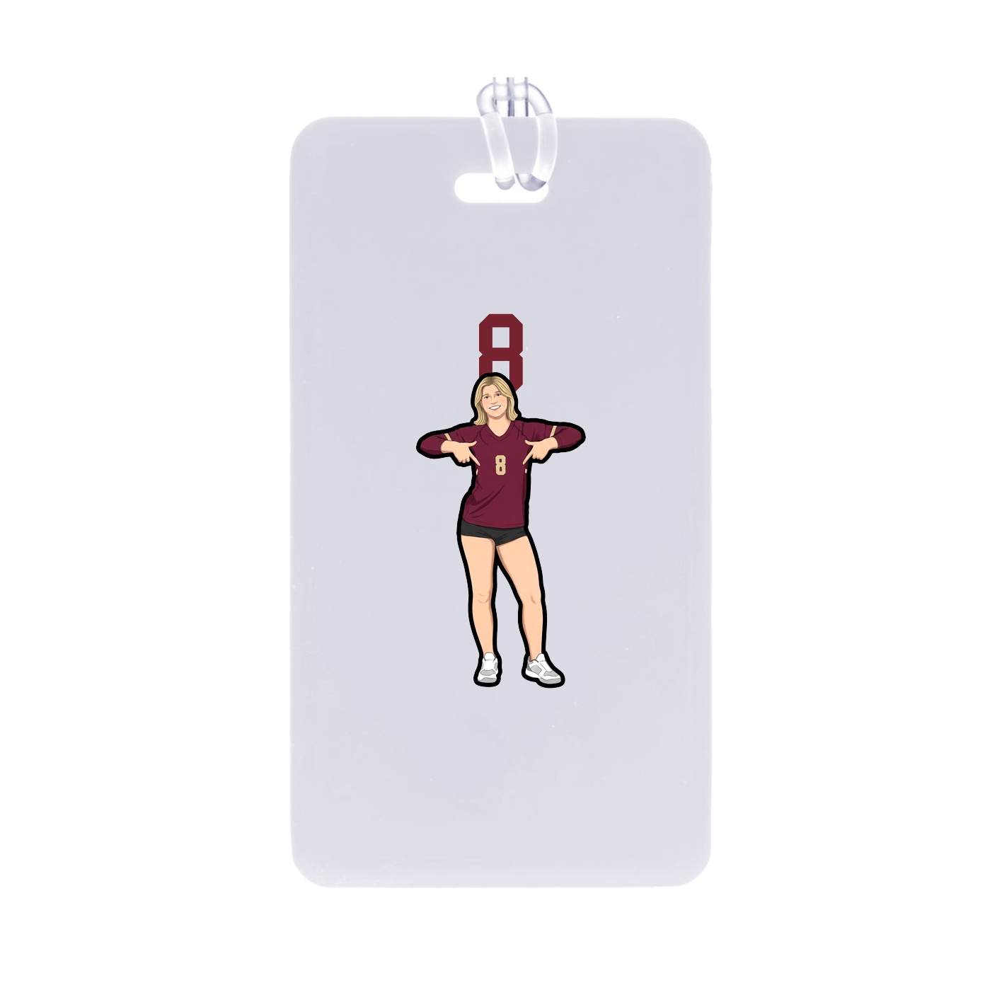 Bag Tag — Number Top in Classic