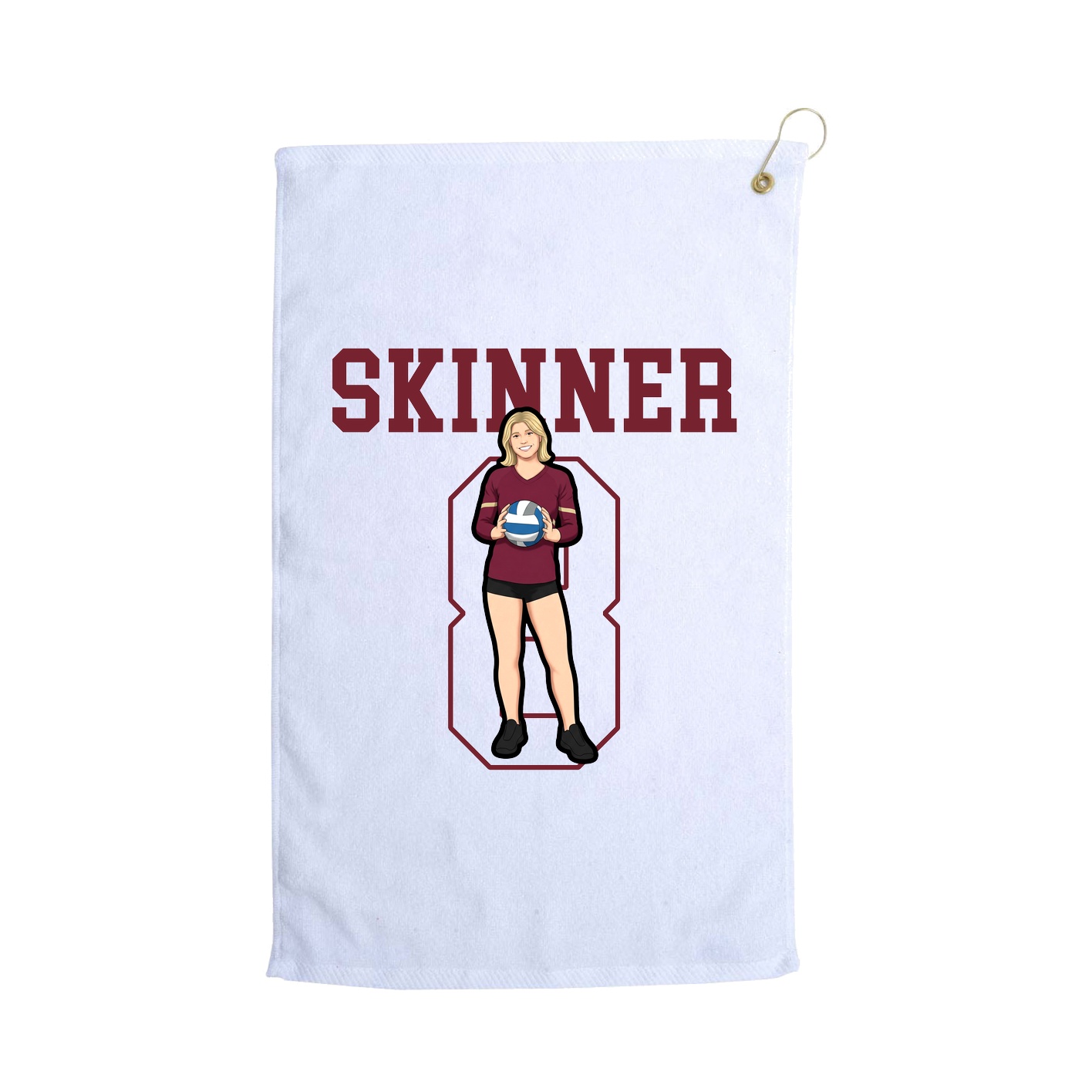 Golf Towel — Shirsey in White