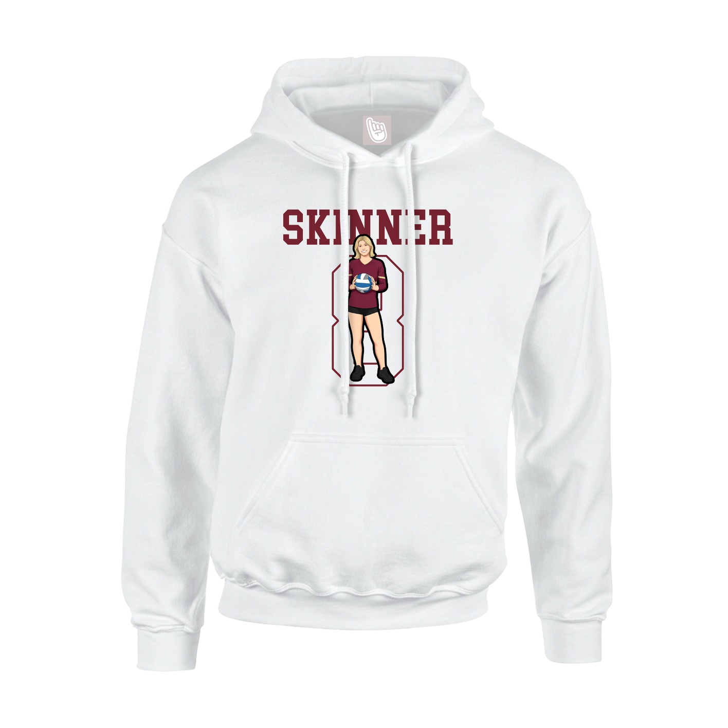Youth Hoodie — Shirsey in White