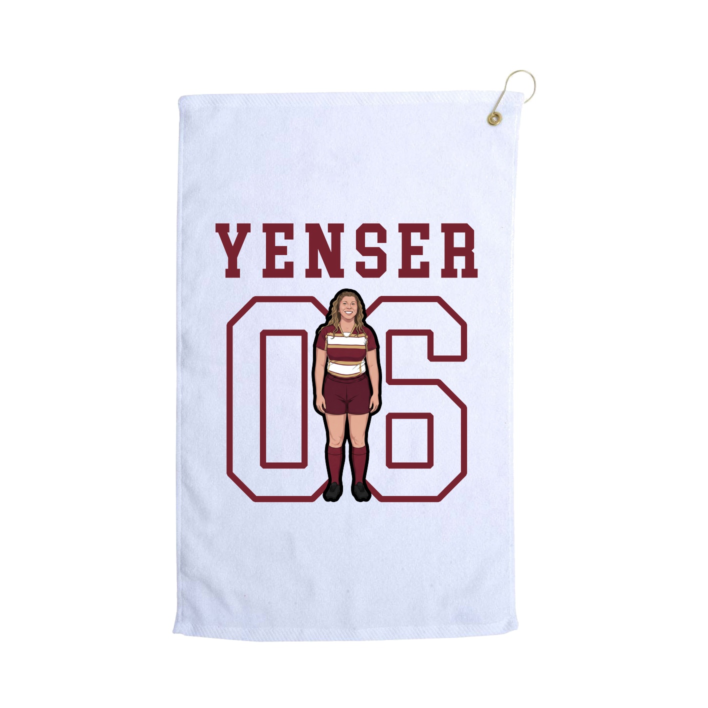 Golf Towel — Shirsey in White