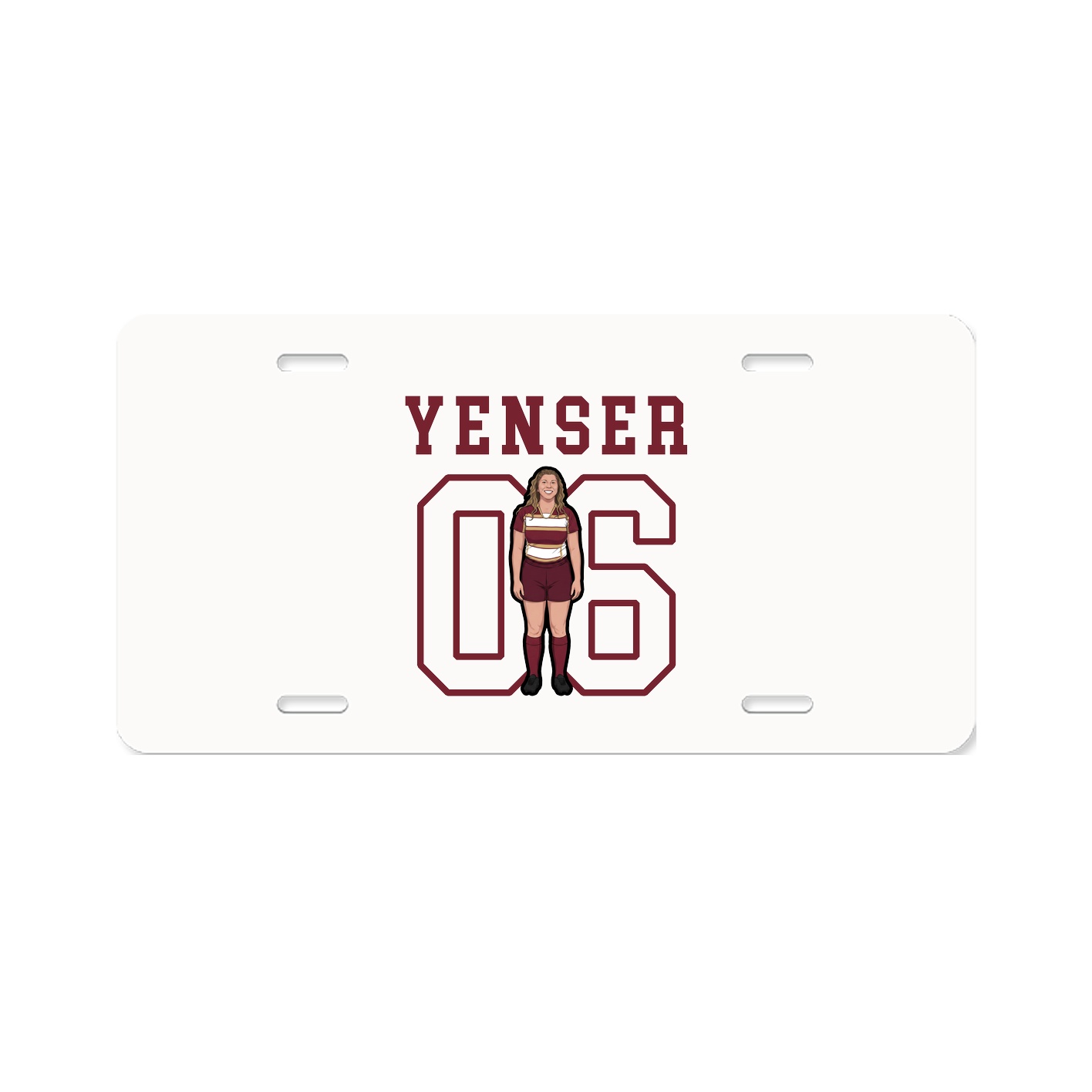 License Plate — Shirsey in Classic