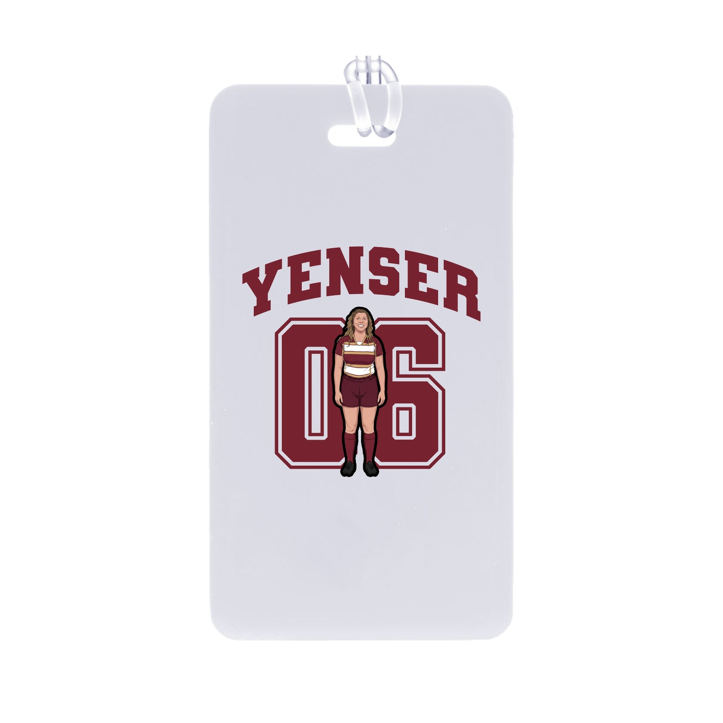 Bag Tag — Number in Classic