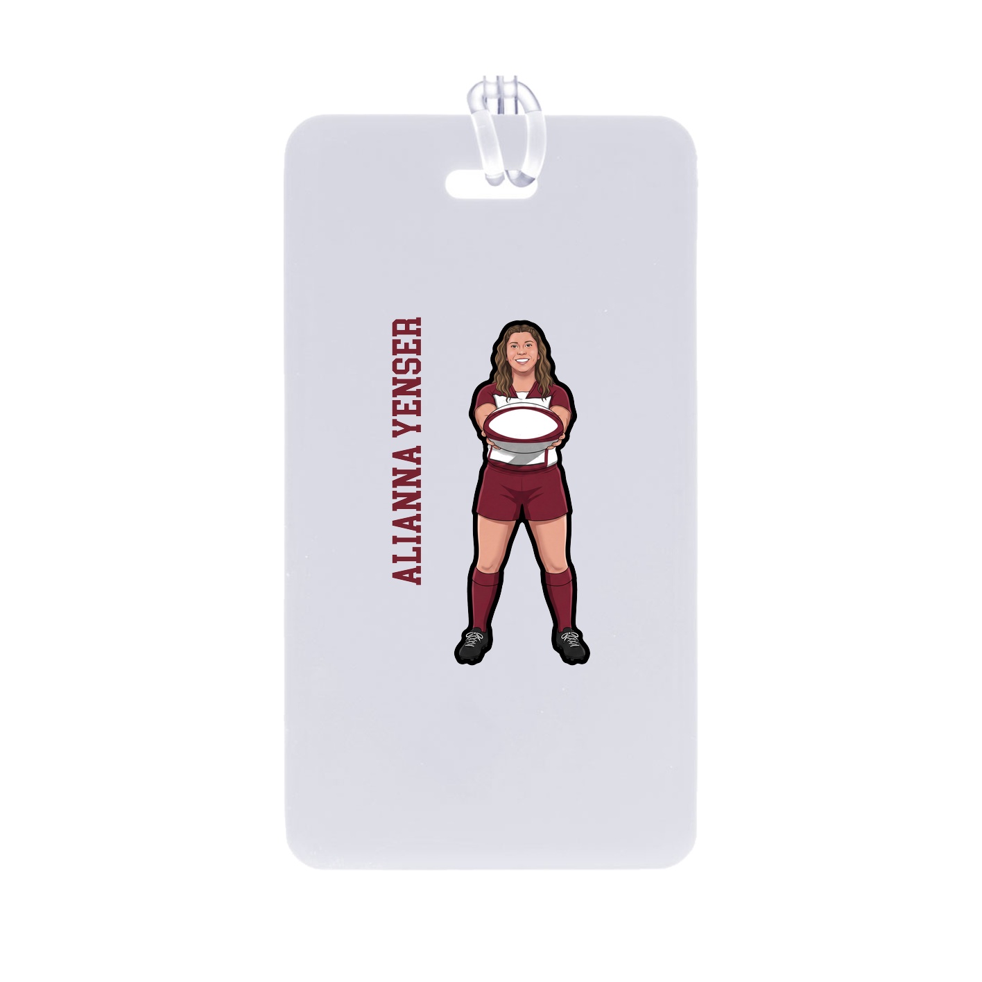 Bag Tag — Name Vertical in Classic