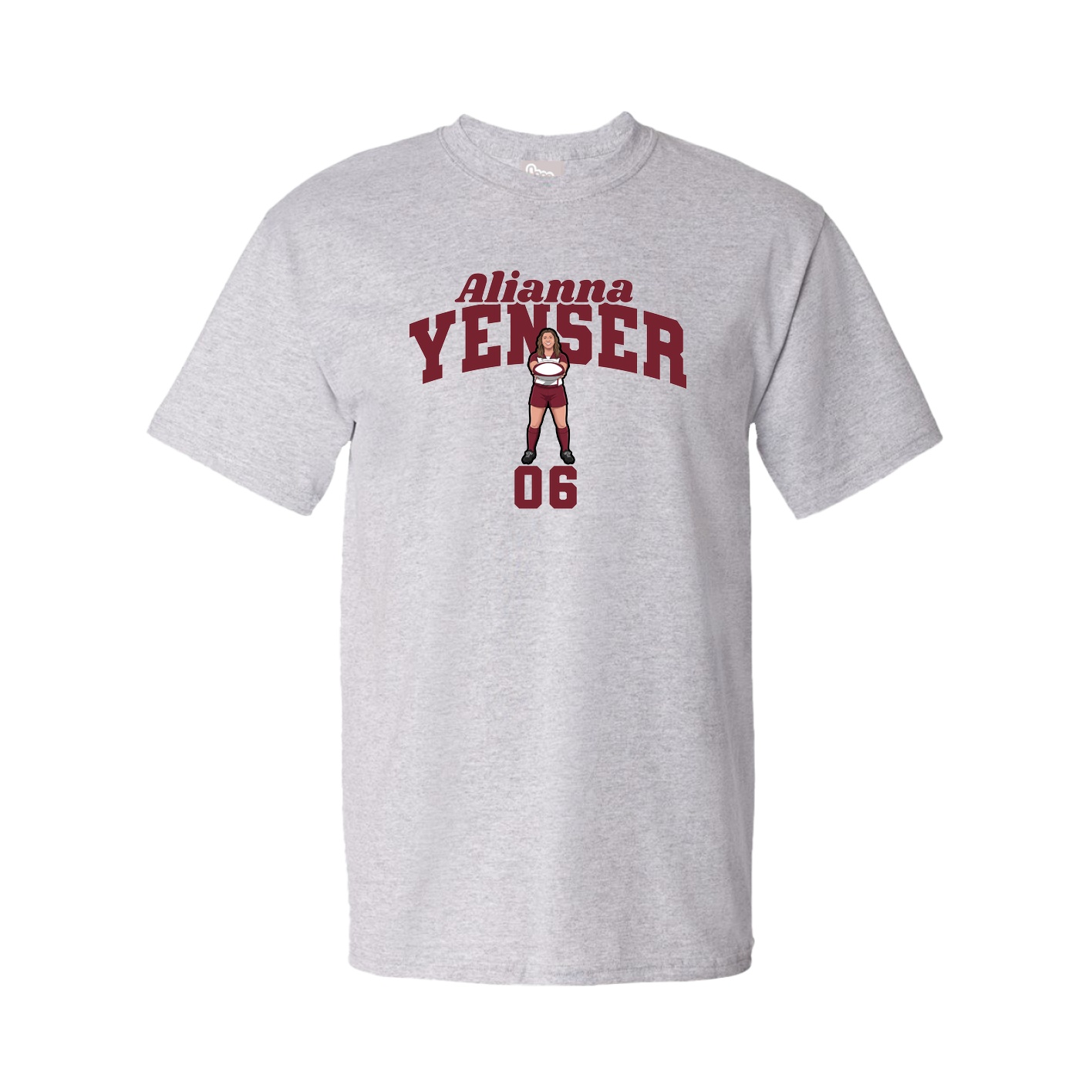 Youth Tee — Signature Arch in Grey