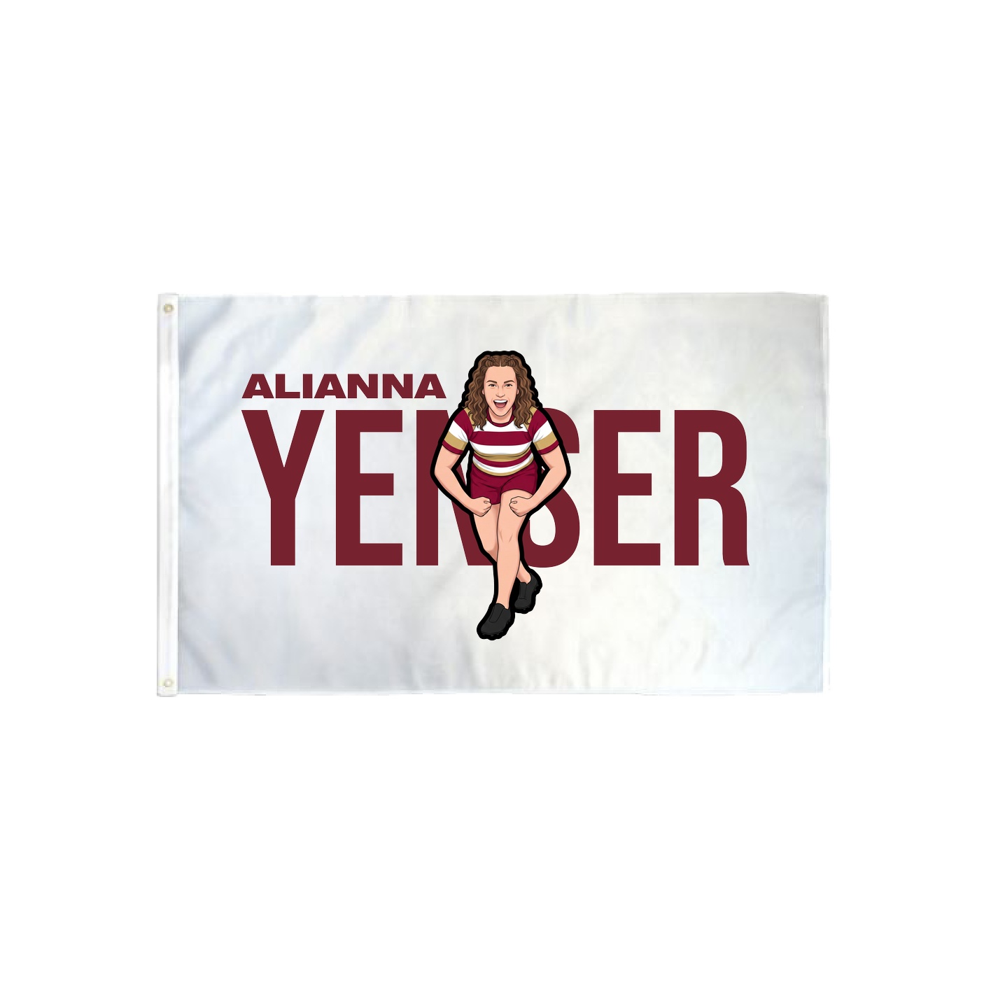 3x5 Flag — Player Name in Classic