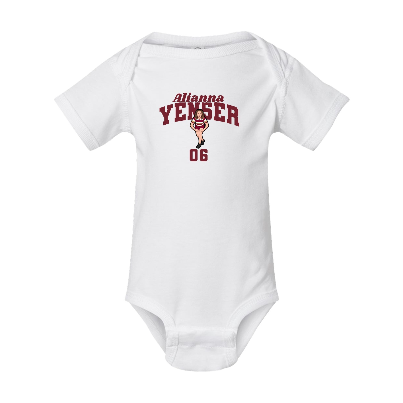 Baby Onesie — Signature Arch in White
