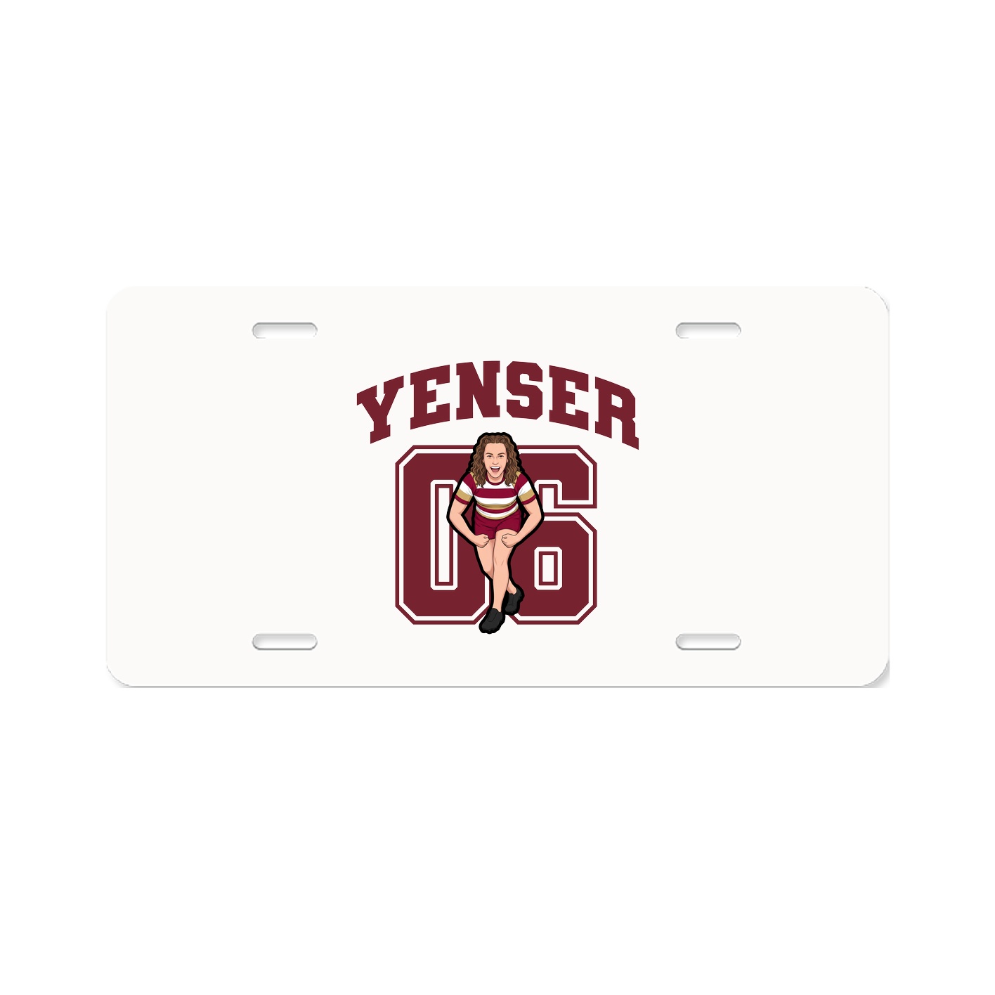 License Plate — Number in Classic
