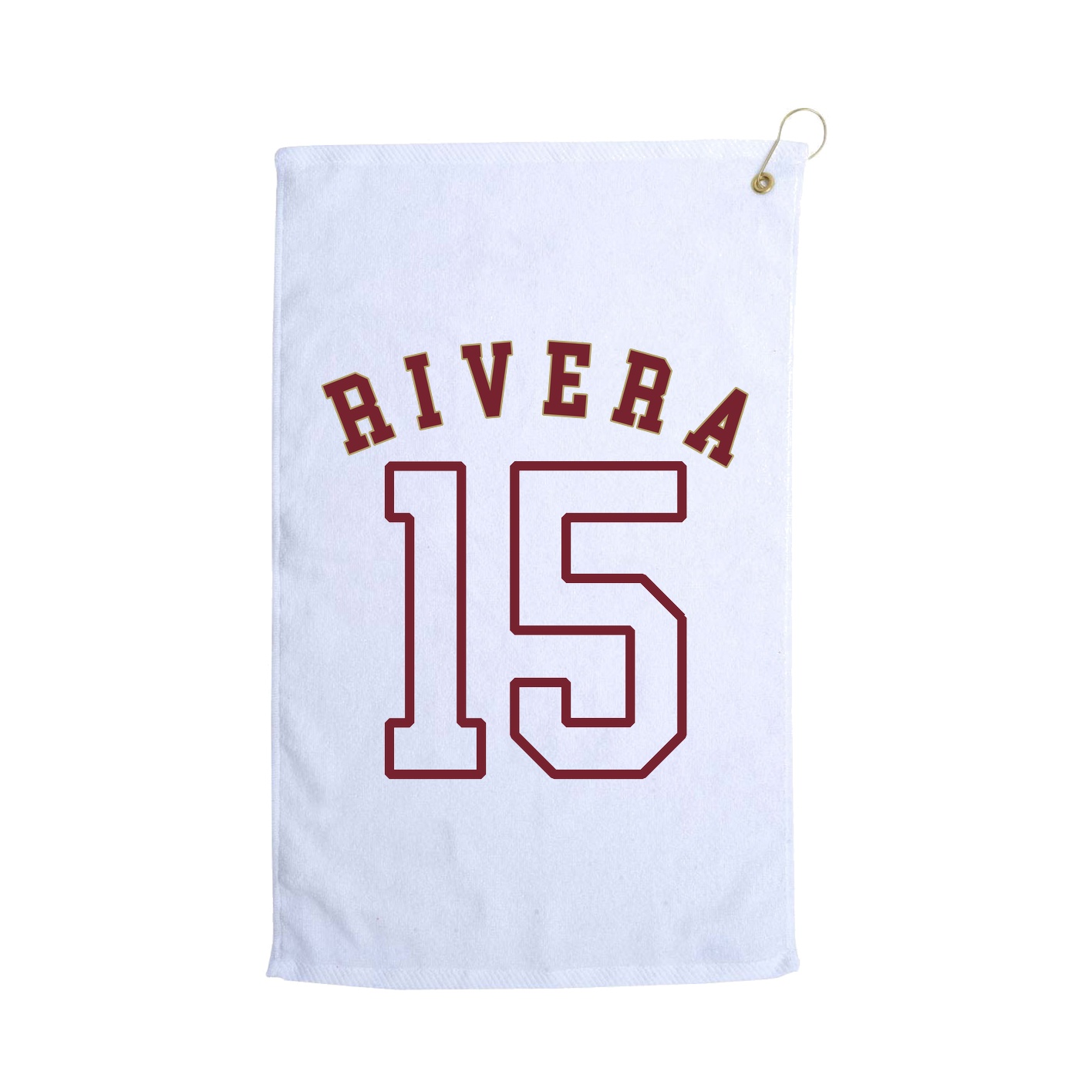 Golf Towel — Shirsey Arch in White