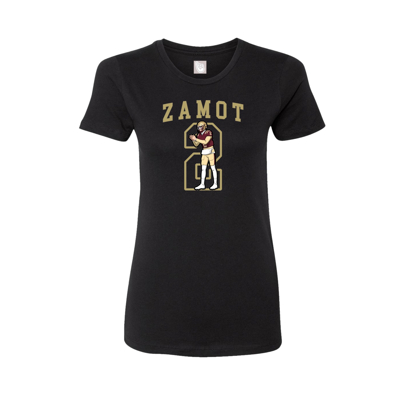 Fitted Women's Tee — Shirsey in Black