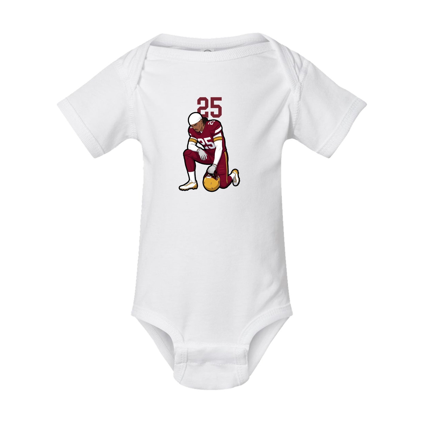 Baby Onesie — Number Top in White