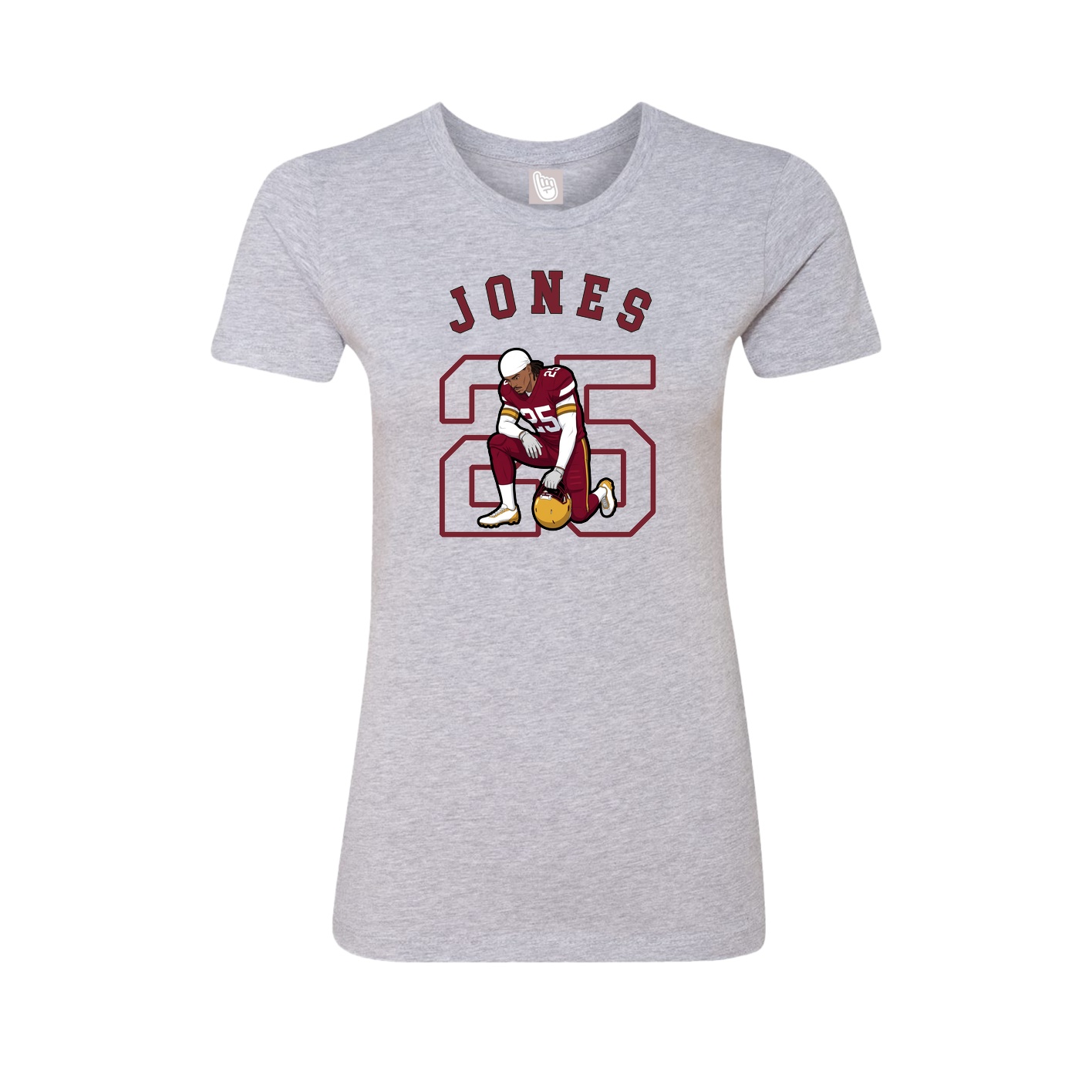 Fitted Women's Tee — Shirsey Arch in Grey