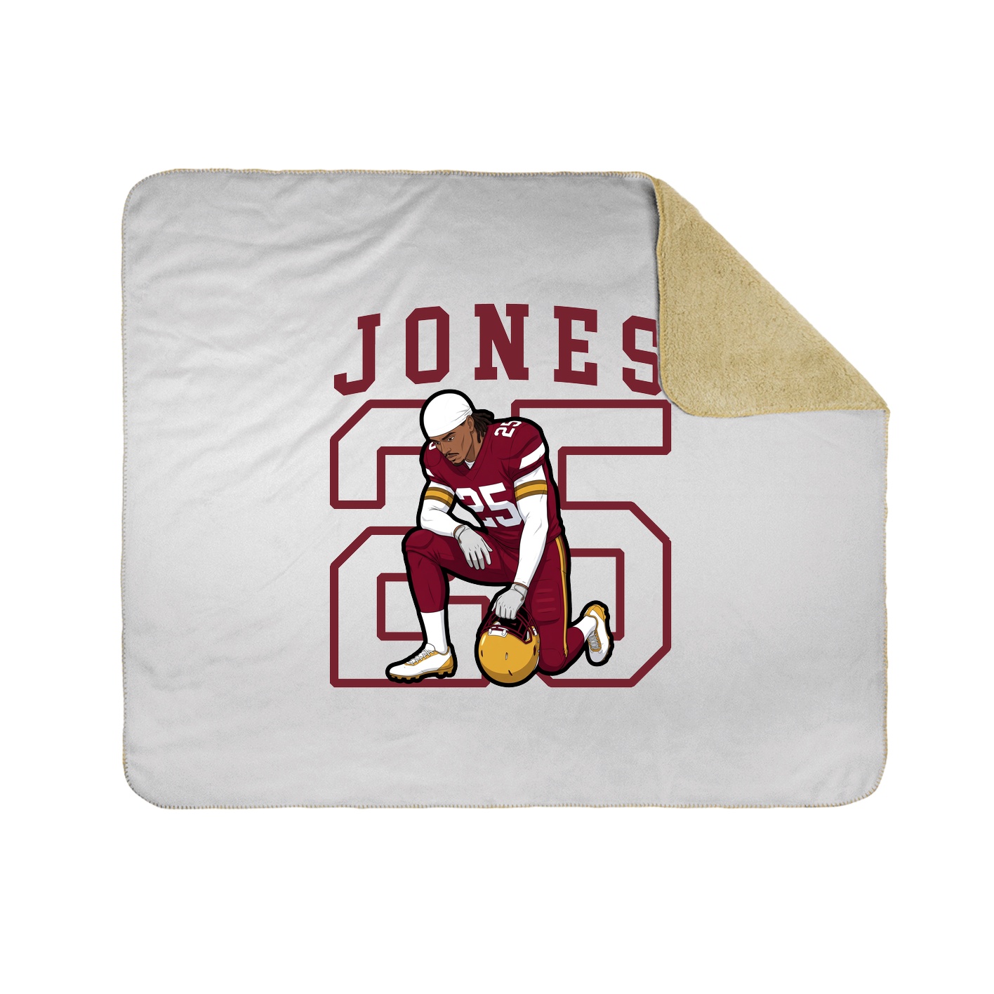 50x60 Sherpa Lined Throw Blanket