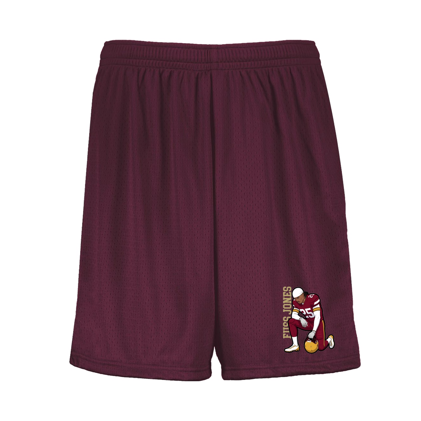 Shorts — Name Vertical in Maroon