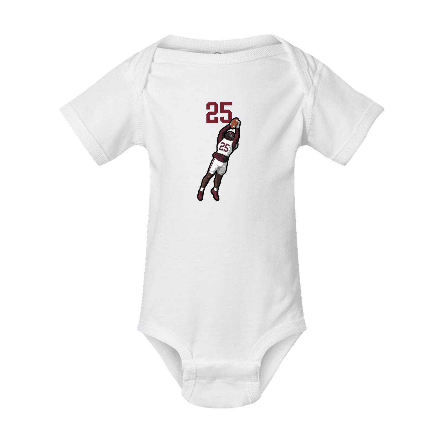 Baby Onesie — Number Top in White