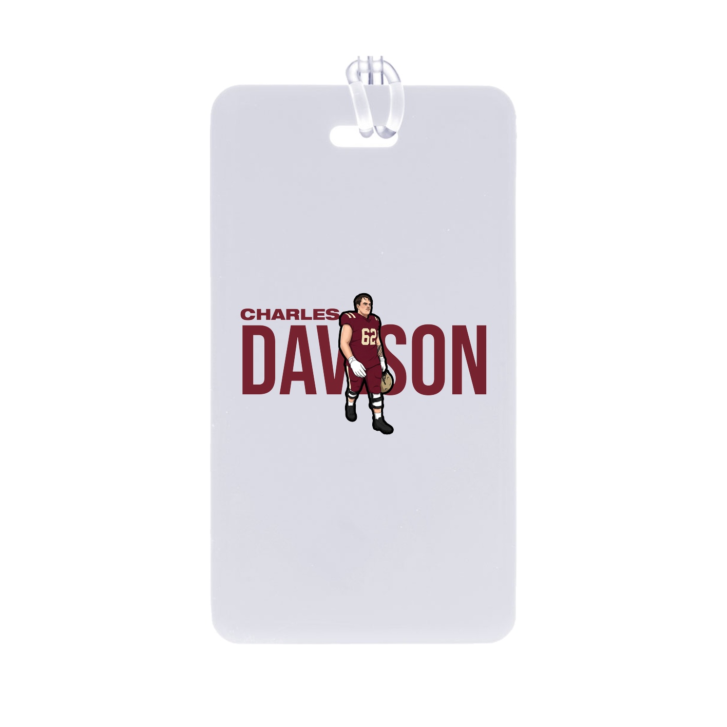 Bag Tag — Player Name in Classic