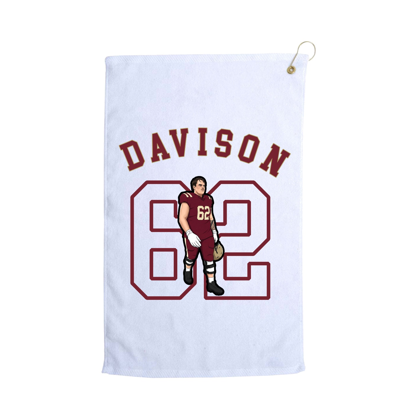 Golf Towel — Shirsey Arch in White