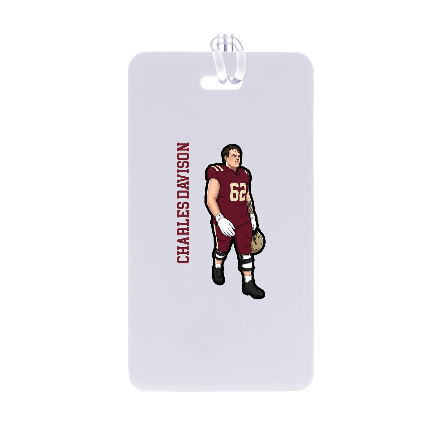 Bag Tag — Name Vertical in Classic