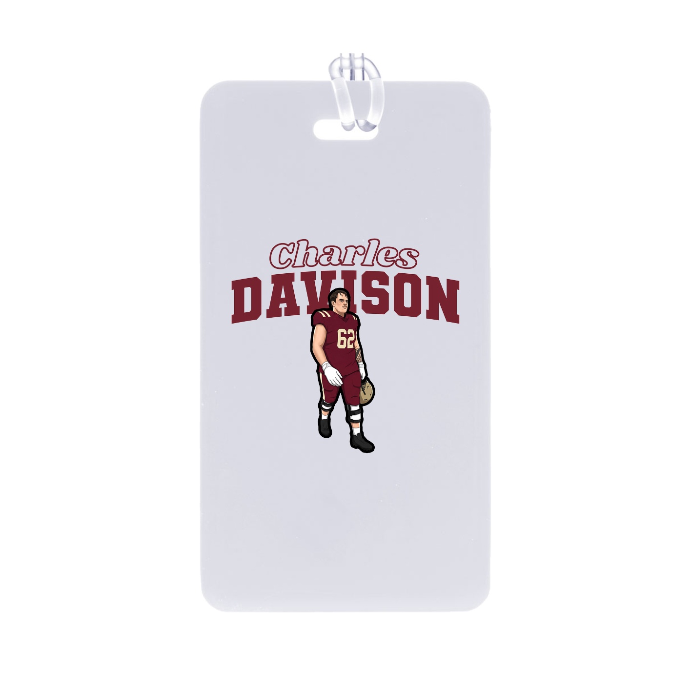 Bag Tag — Name Arch in Classic