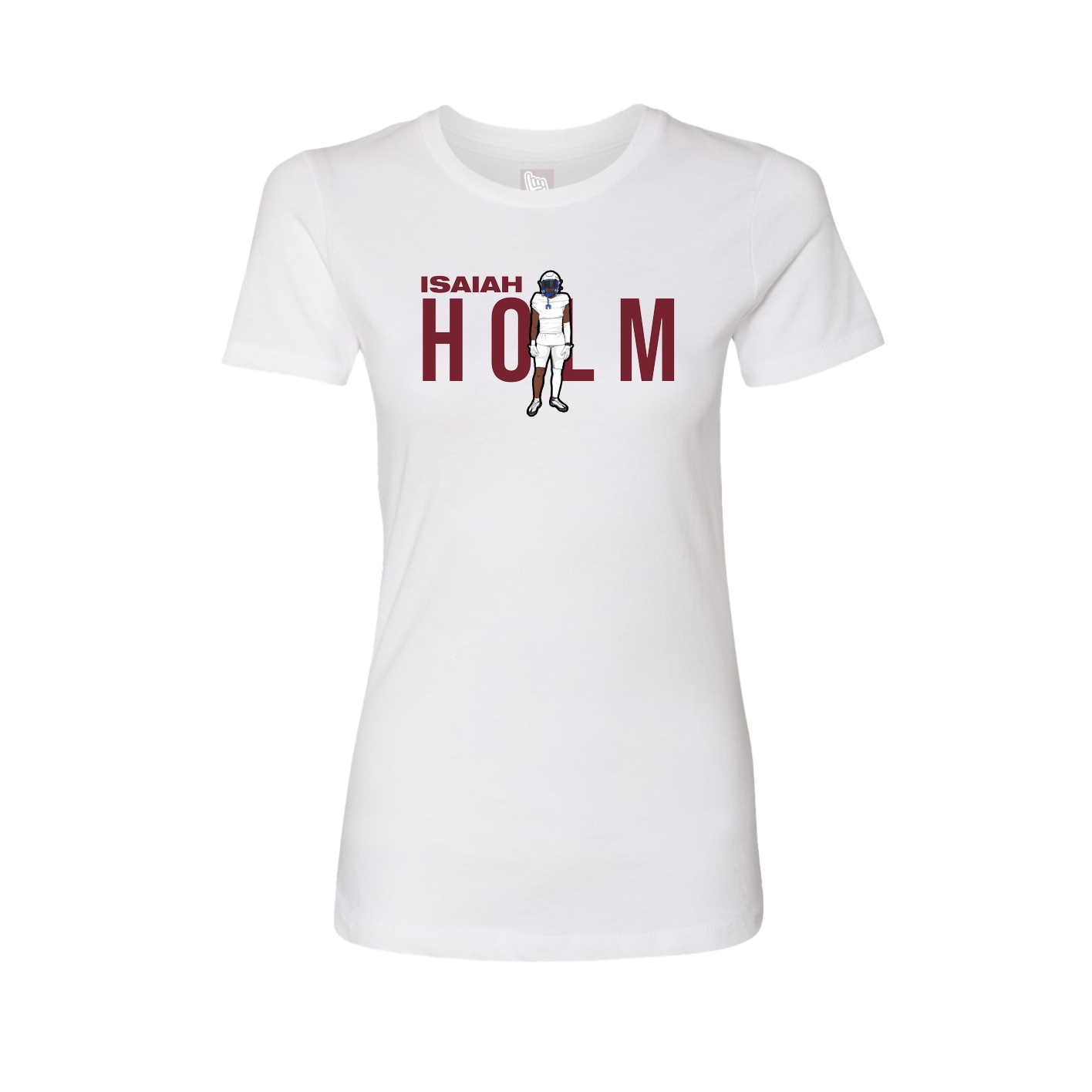 Womens Tee — Player Name in White