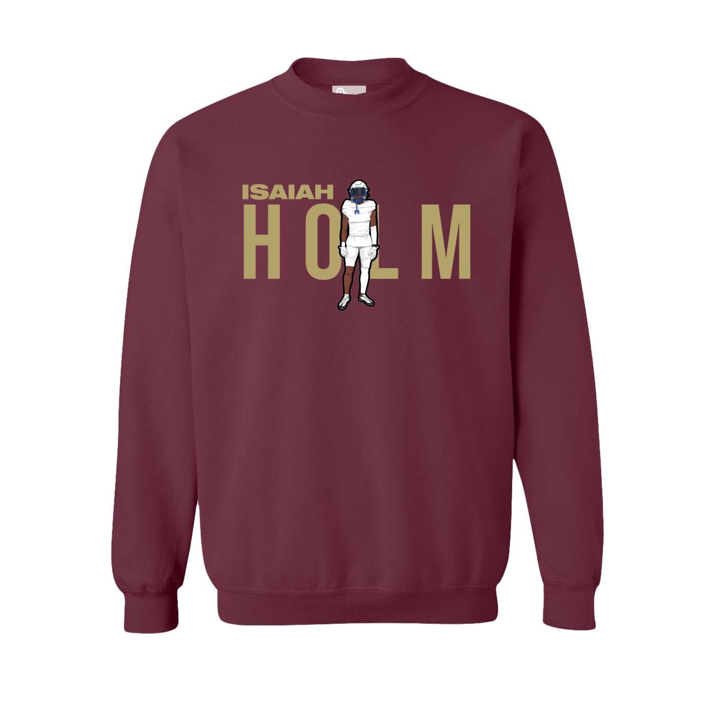 Fleece Crew — Player Name in Maroon