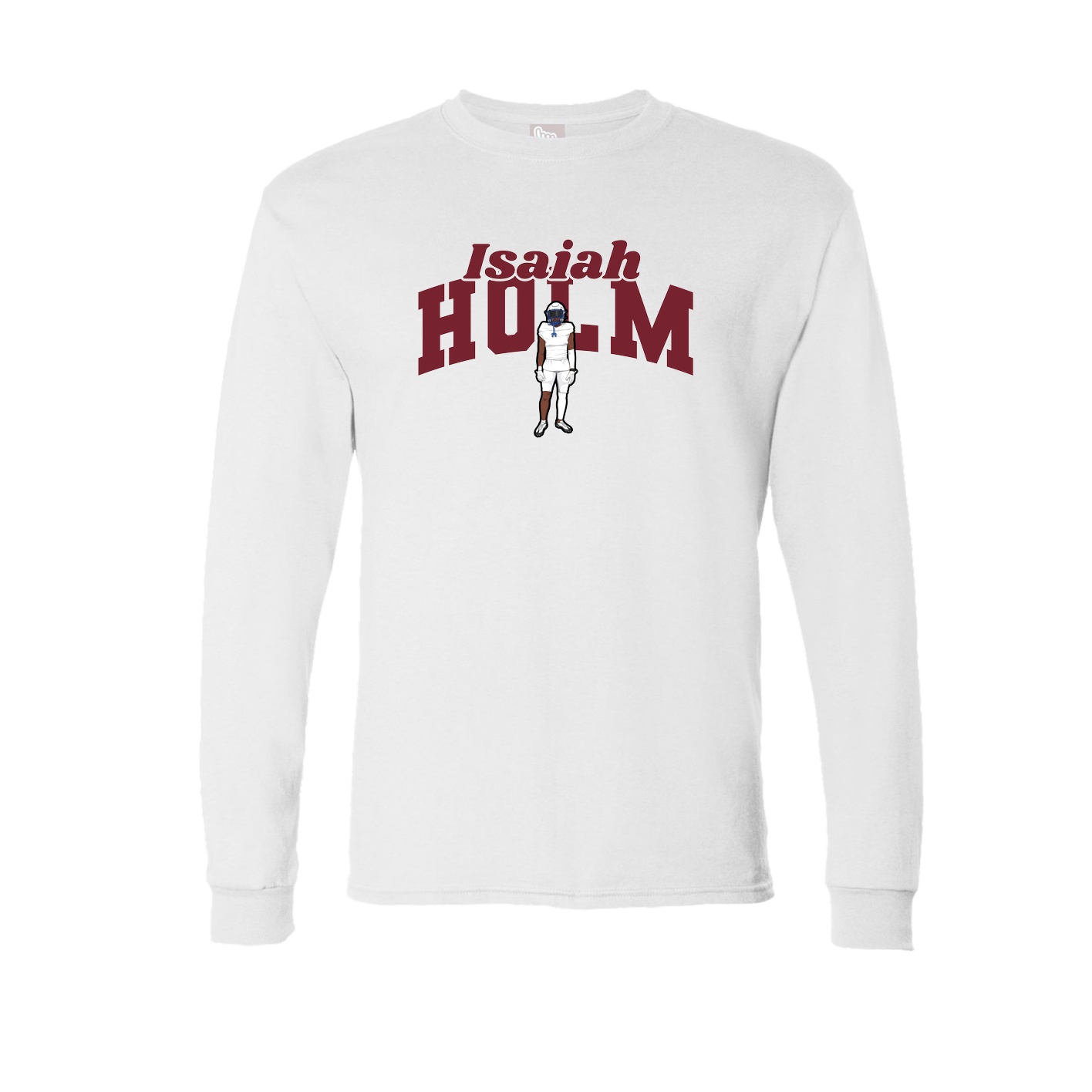 Long Sleeve Tee — Signature Arch in White