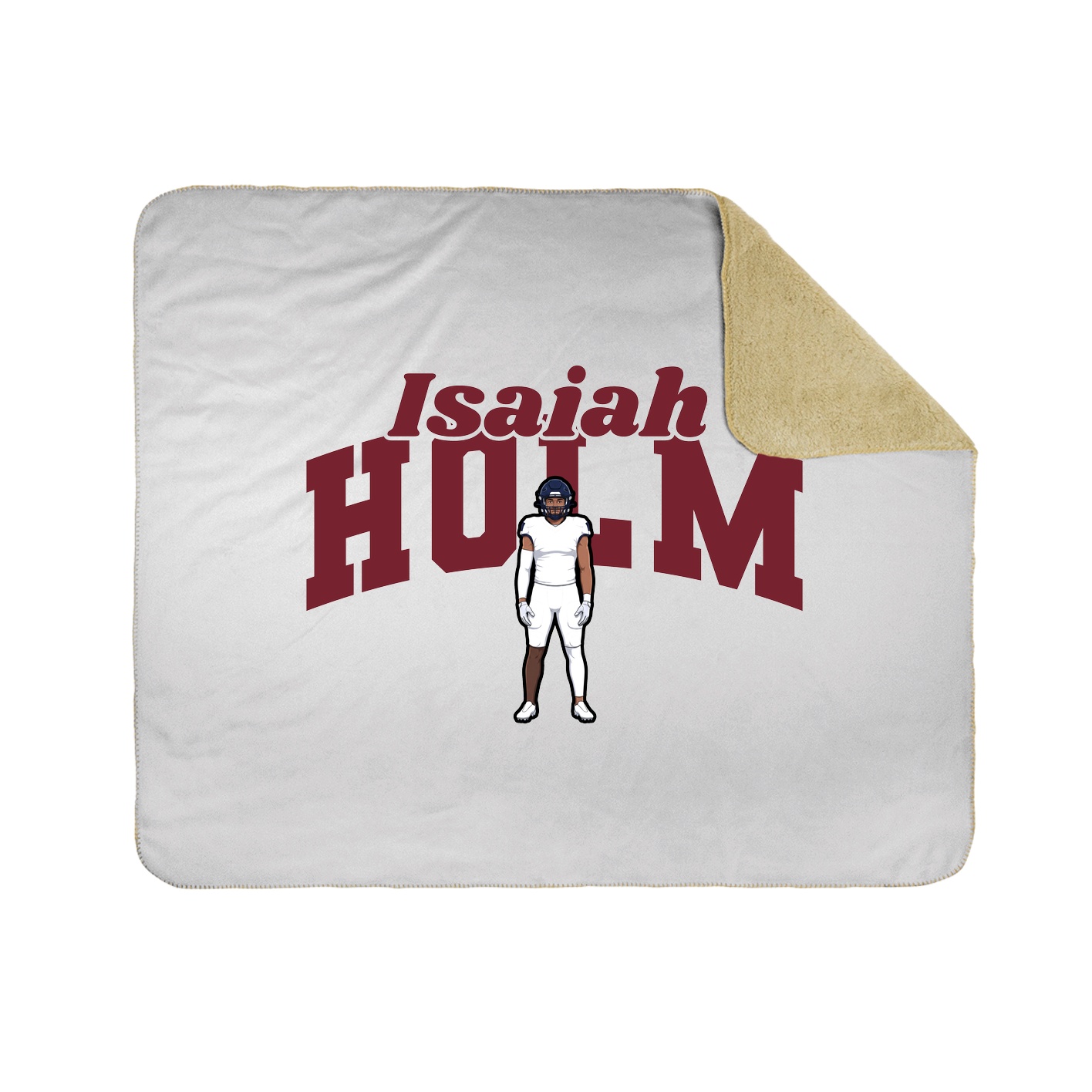 Throw Blanket — Signature Arch in White