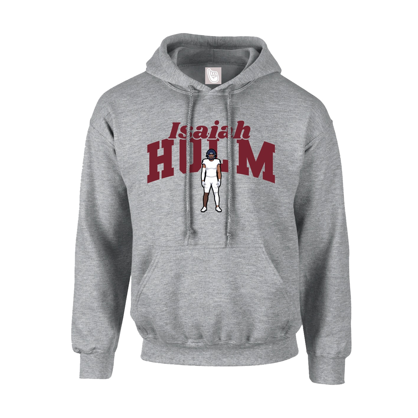 Hoodie — Signature Arch in Grey