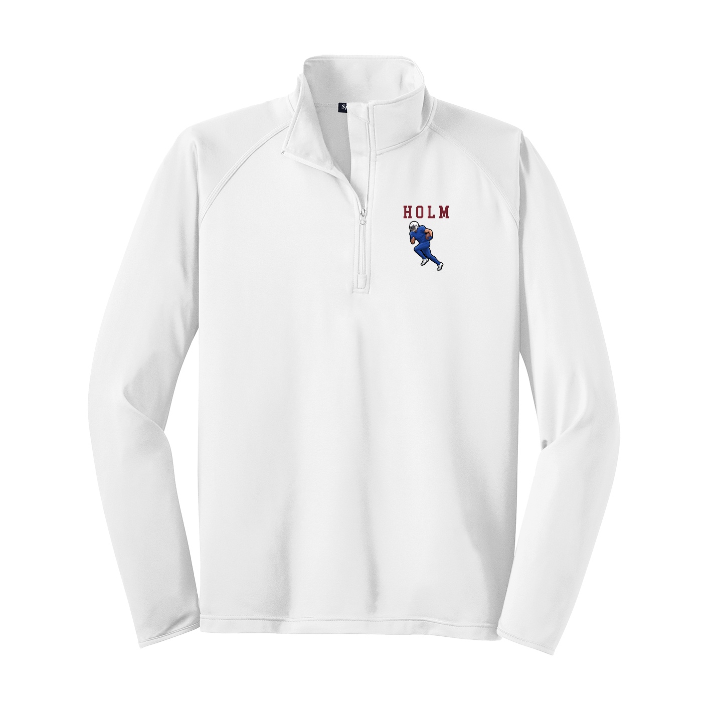 Q-Zip Pullover — Shirsey in White