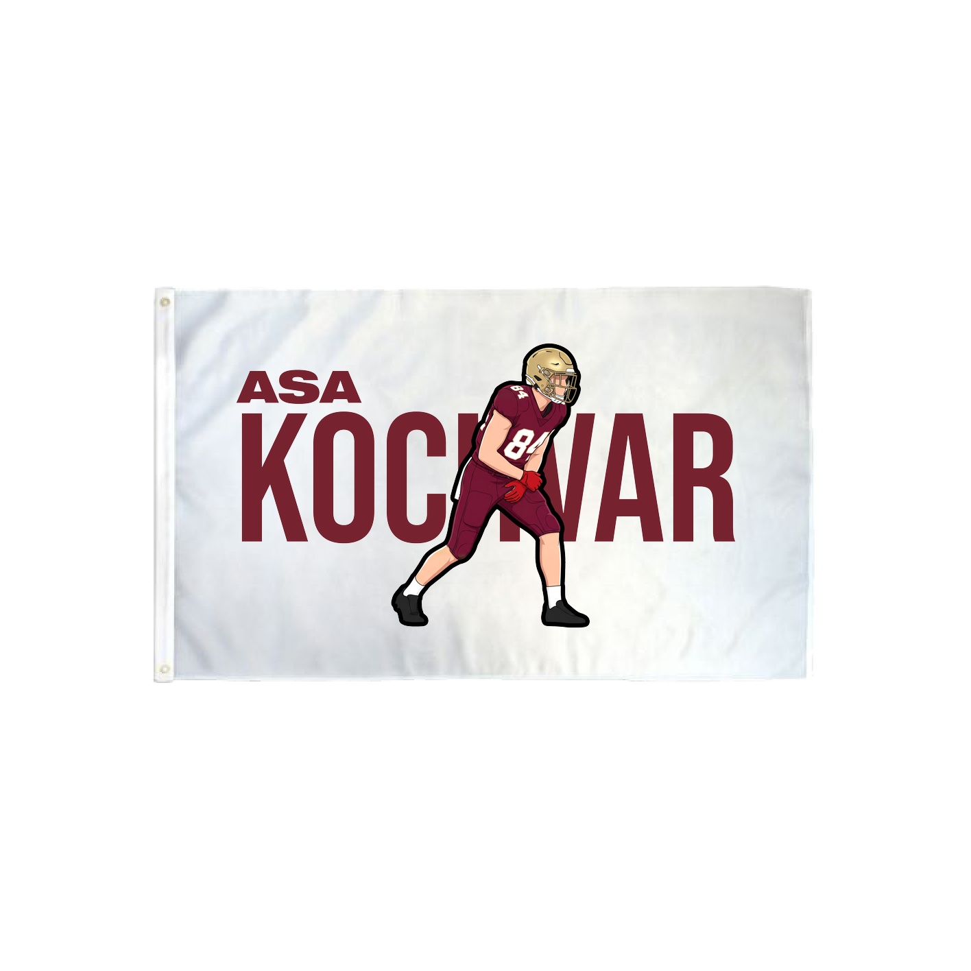 3x5 Flag — Player Name in Classic