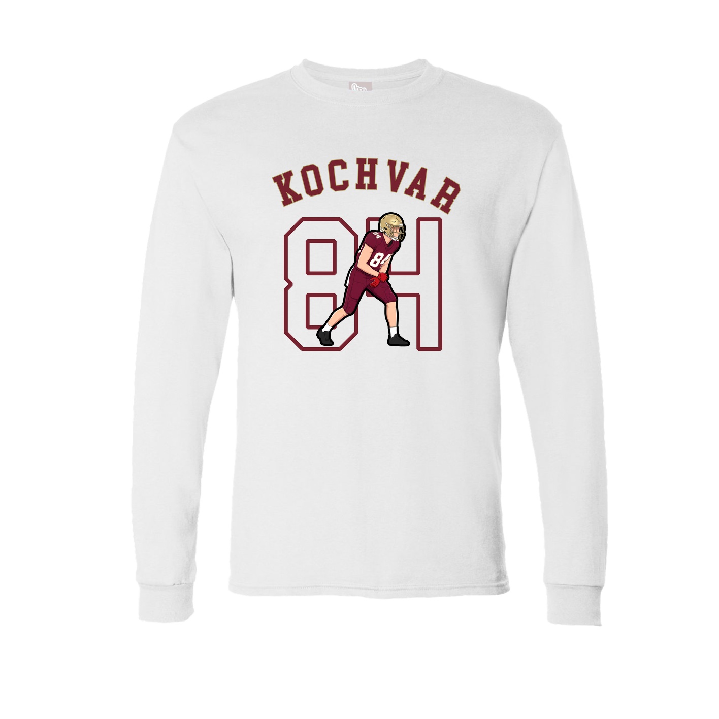 Long Sleeve Tee — Shirsey Arch in White