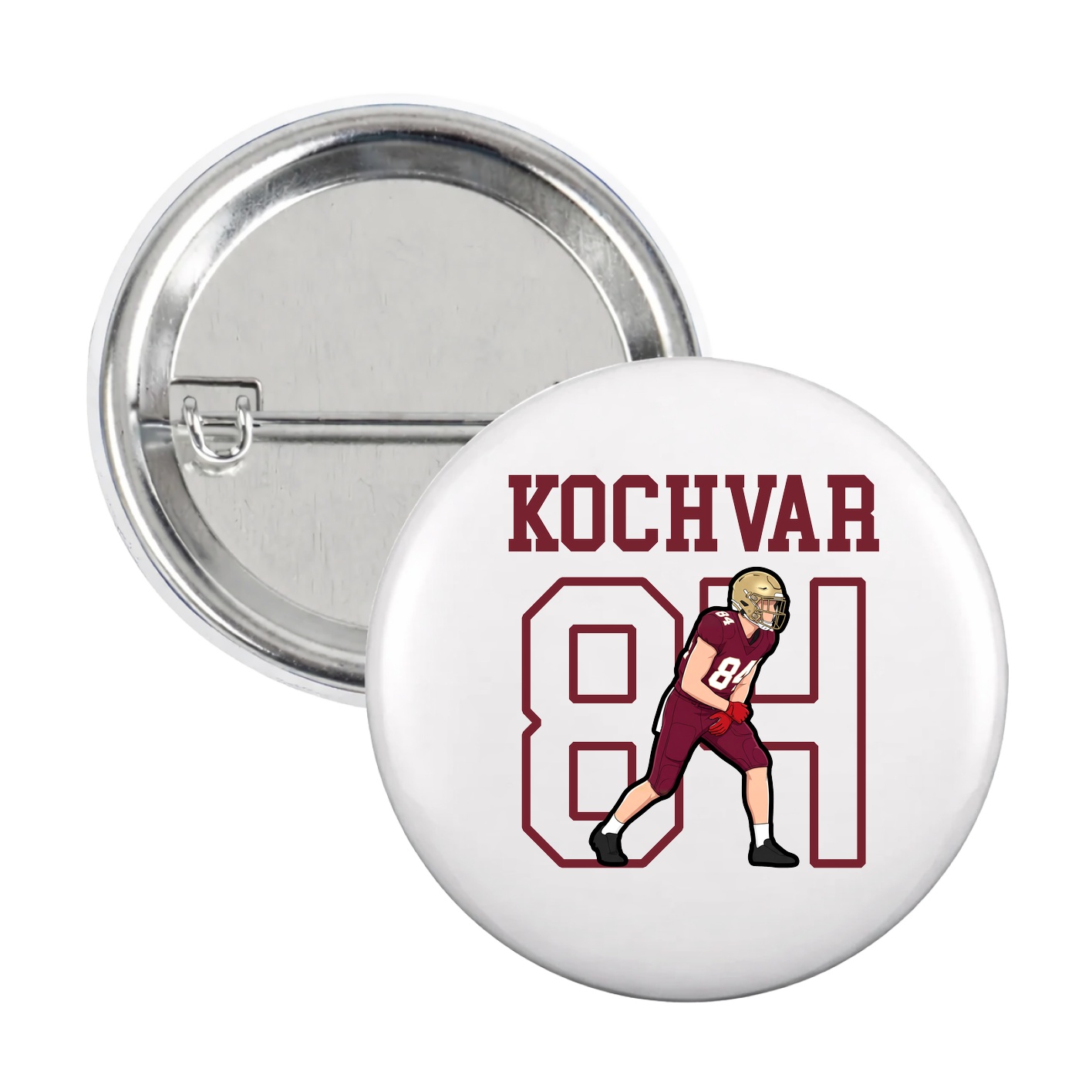 Game Day Button — Shirsey in White
