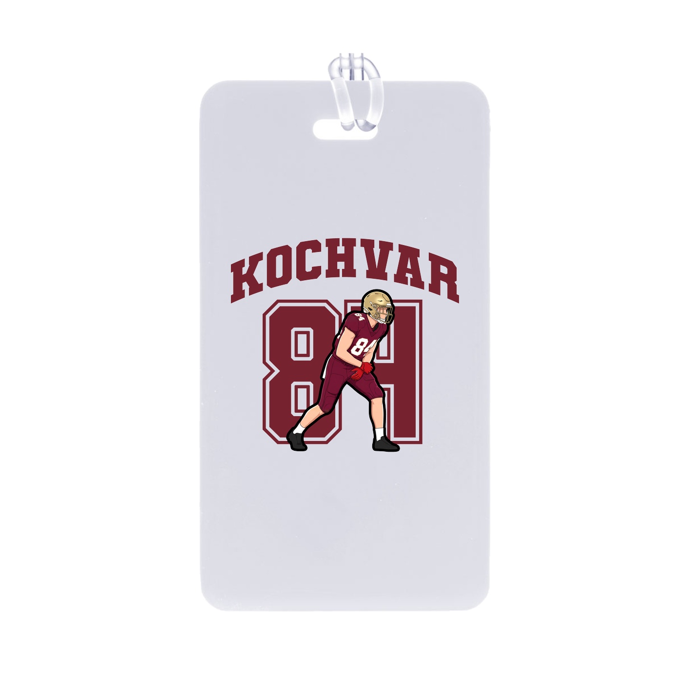Bag Tag — Number in Classic