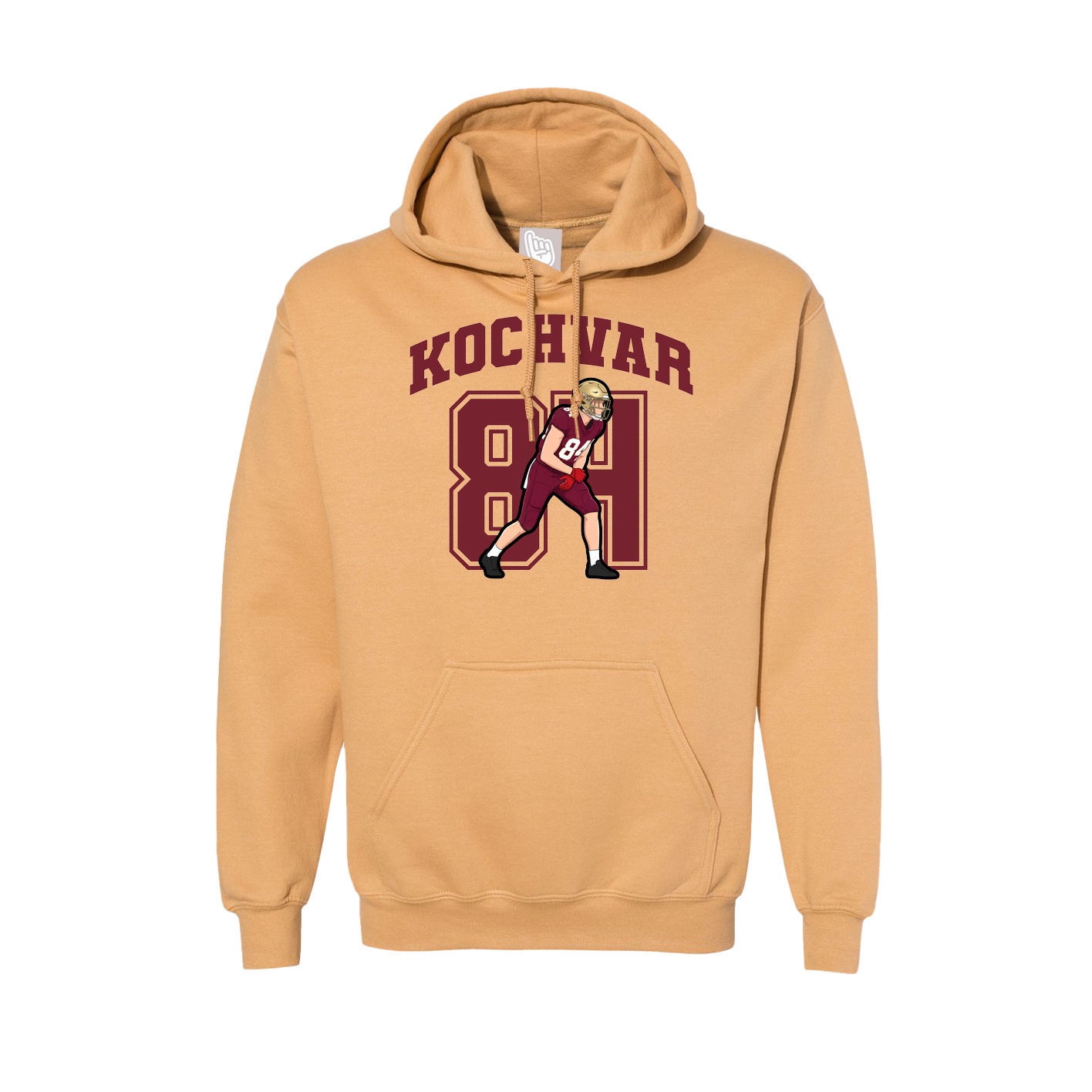 Hoodie — Number in Vegas Gold