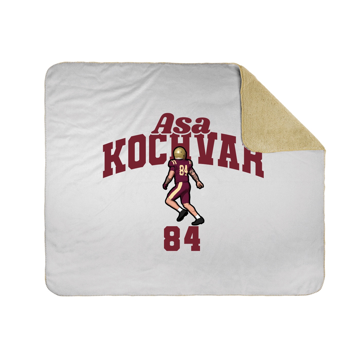 Throw Blanket — Signature Arch in White