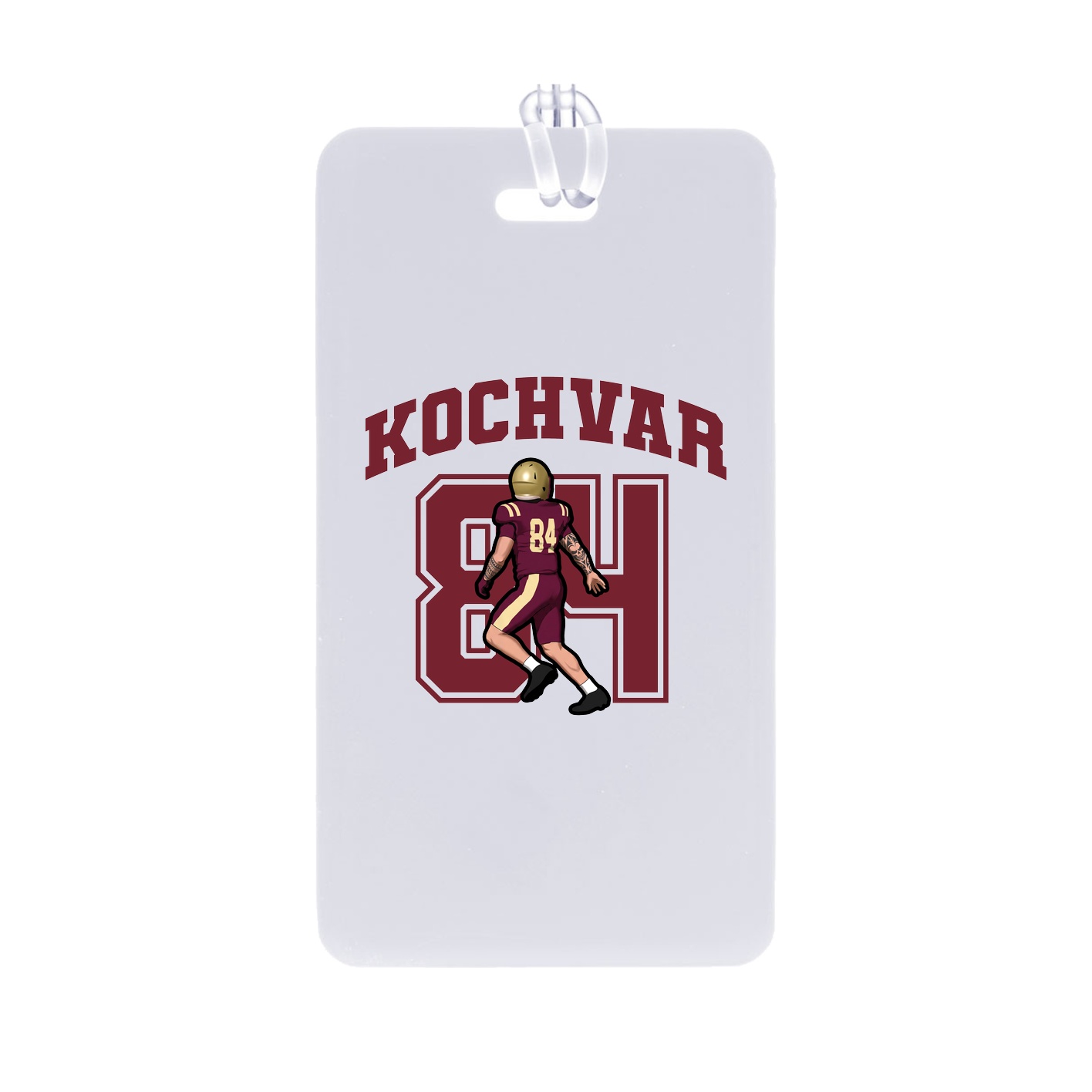 Bag Tag — Number in Classic