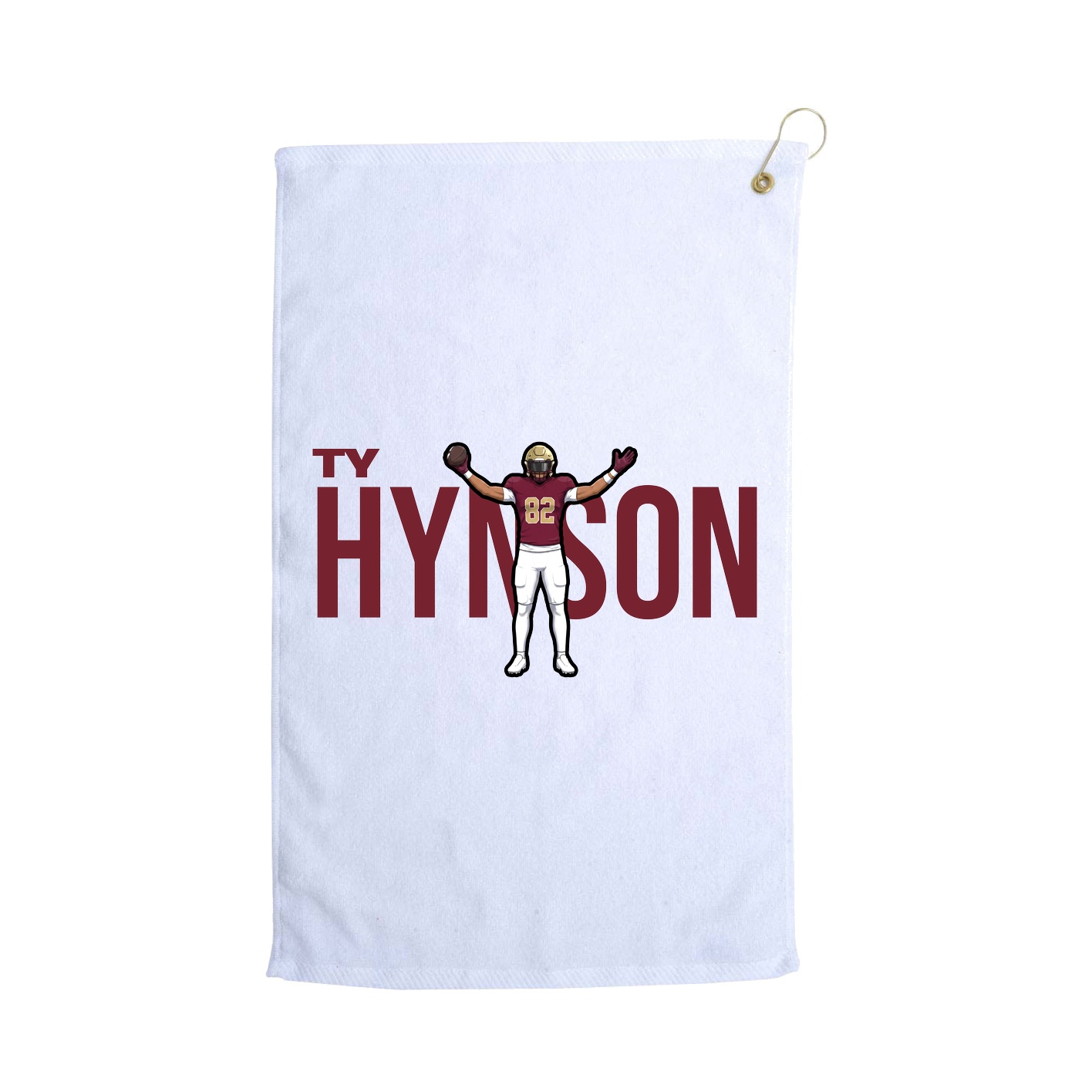 Golf Towel — Player Name in White