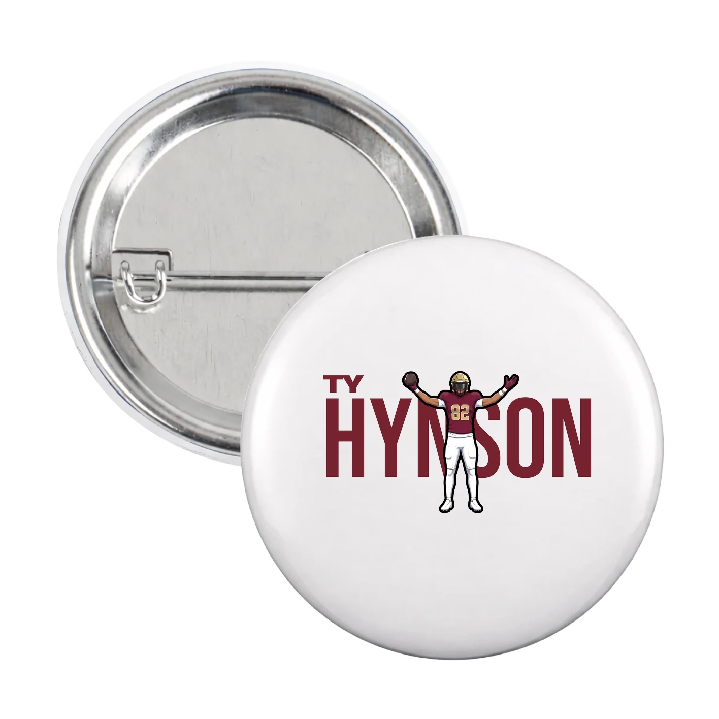 Game Day Button — Player Name in White