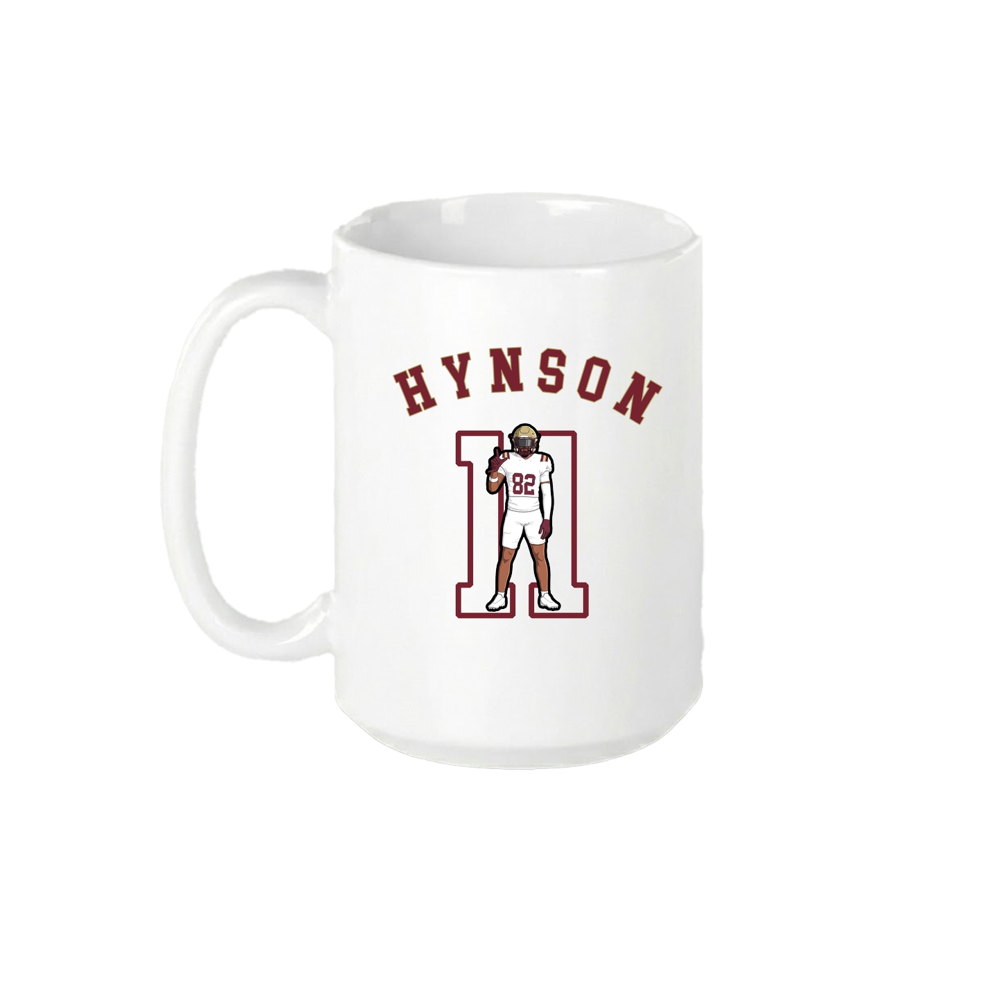 15oz Coffee Mug — Shirsey Arch in White