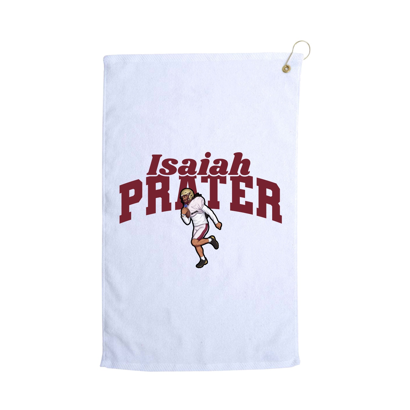 Golf Towel — Signature Arch in White