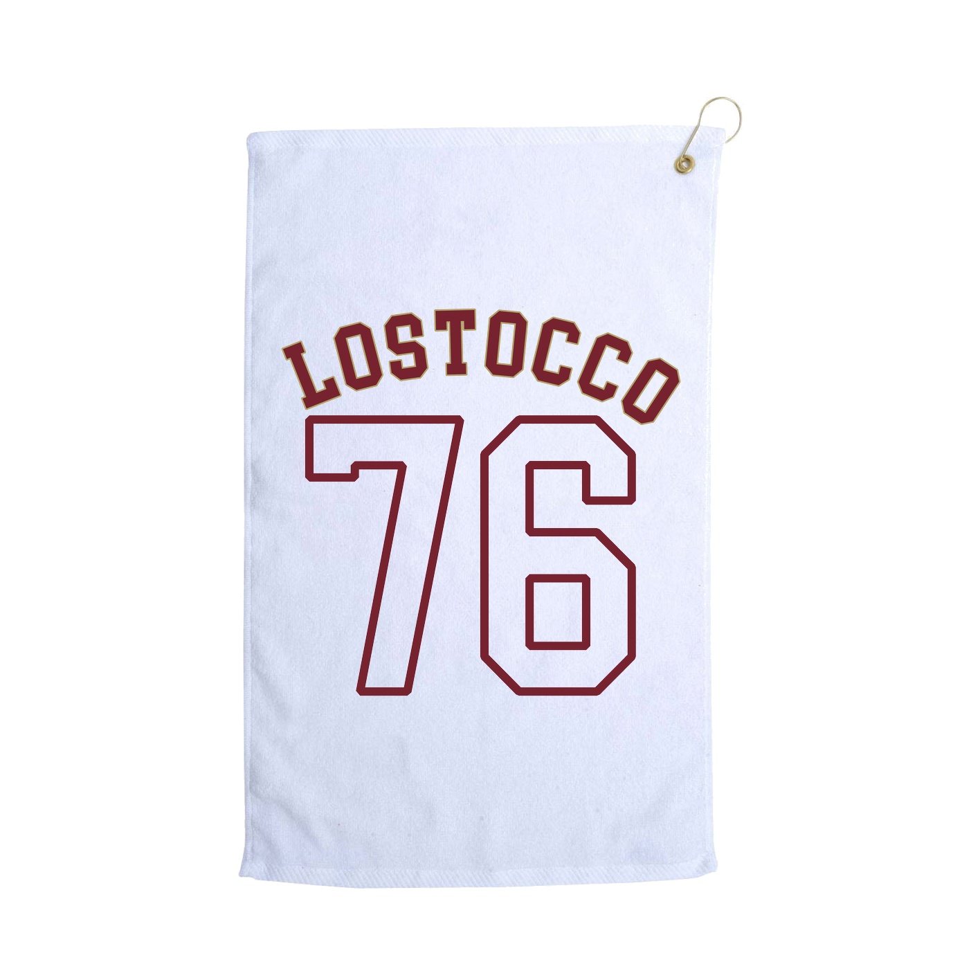 Golf Towel — Shirsey Arch in White