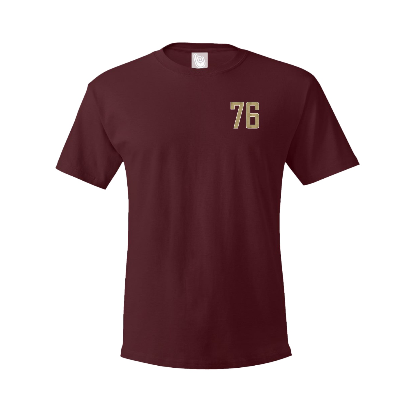 Youth Tee — Front Shirsy in Maroon