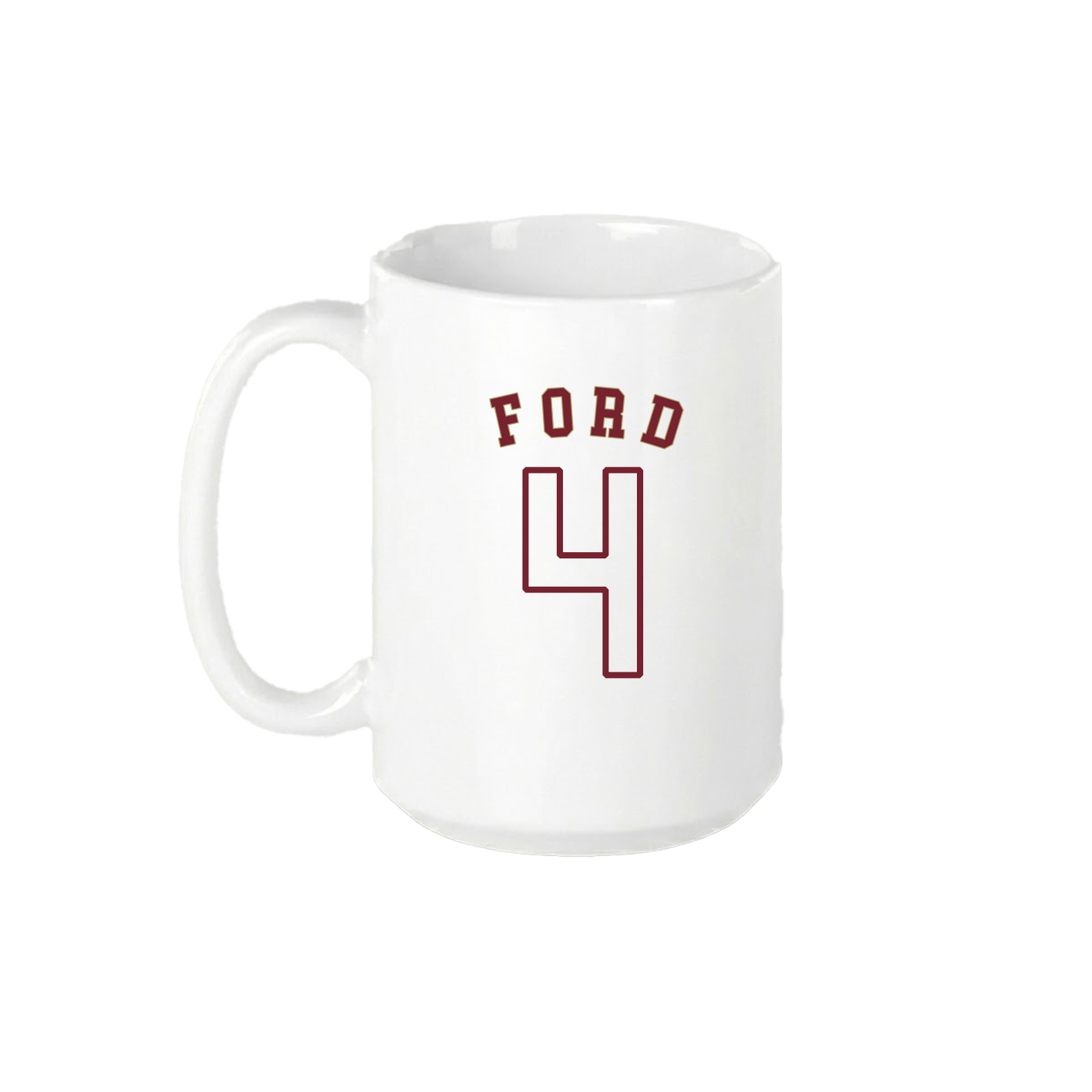 15oz Coffee Mug — Shirsey Arch in White