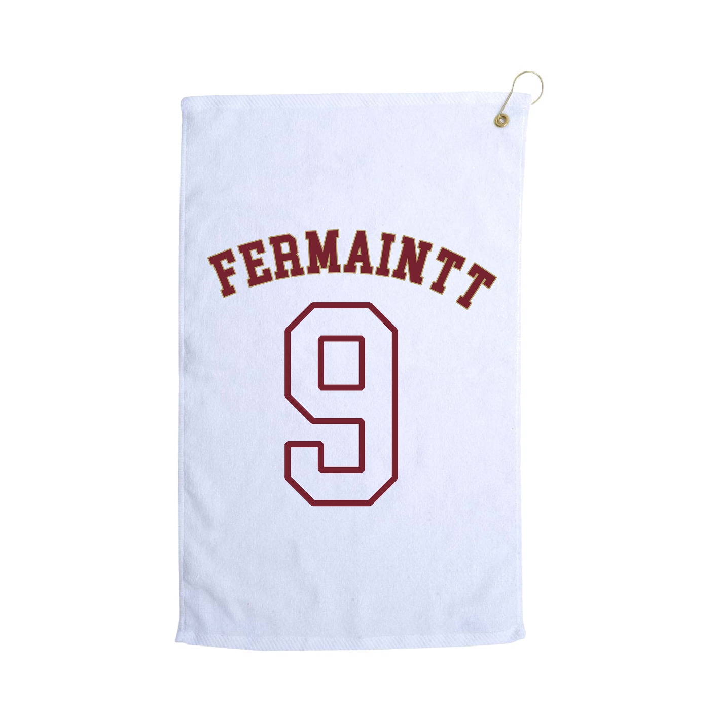 Golf Towel — Shirsey Arch in White