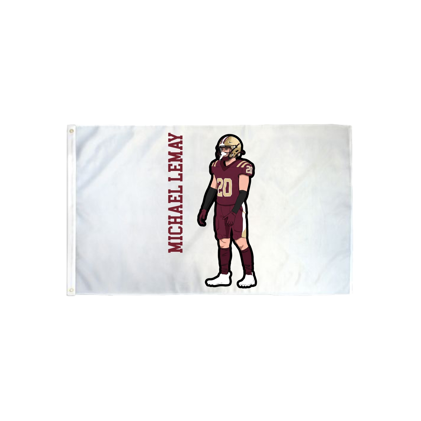 3x5 Flag — Name Vertical in Classic