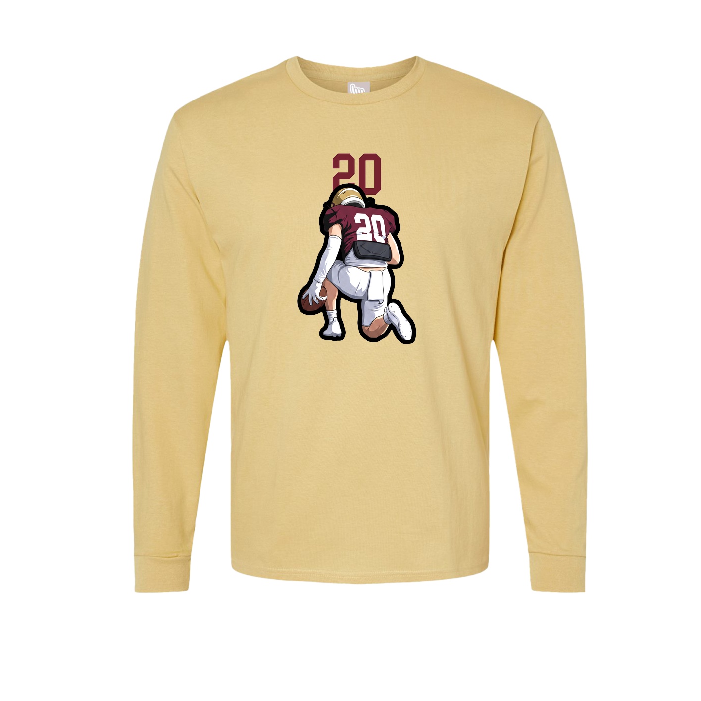 Long Sleeve Tee — Number Top in Vegas Gold