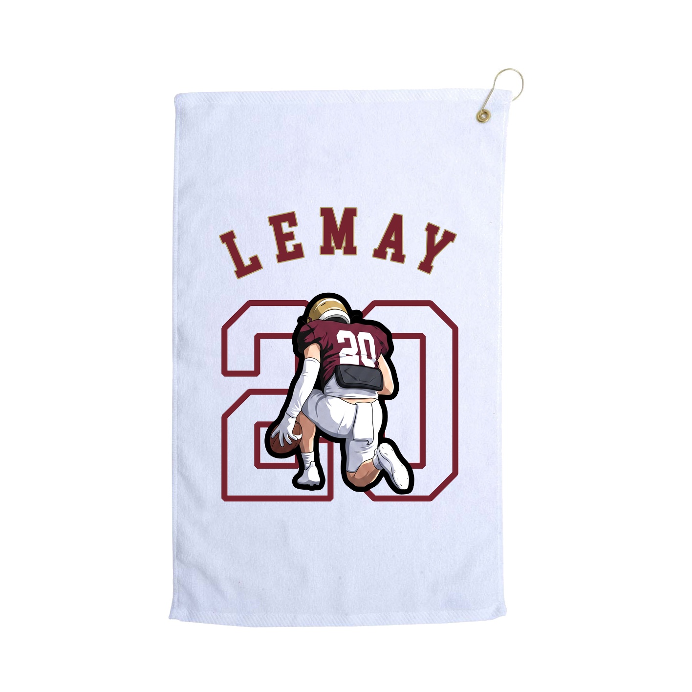 Golf Towel — Shirsey Arch in White