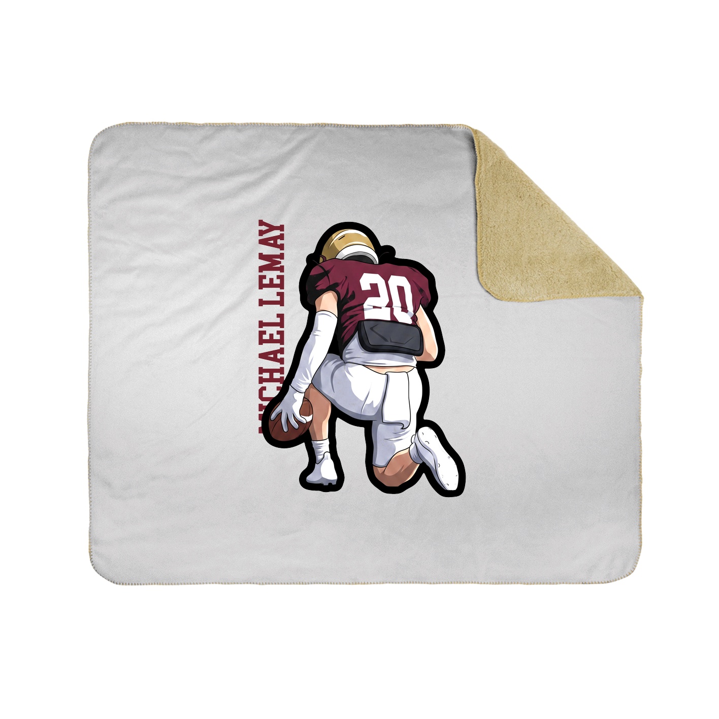 50x60 Sherpa Lined Throw Blanket