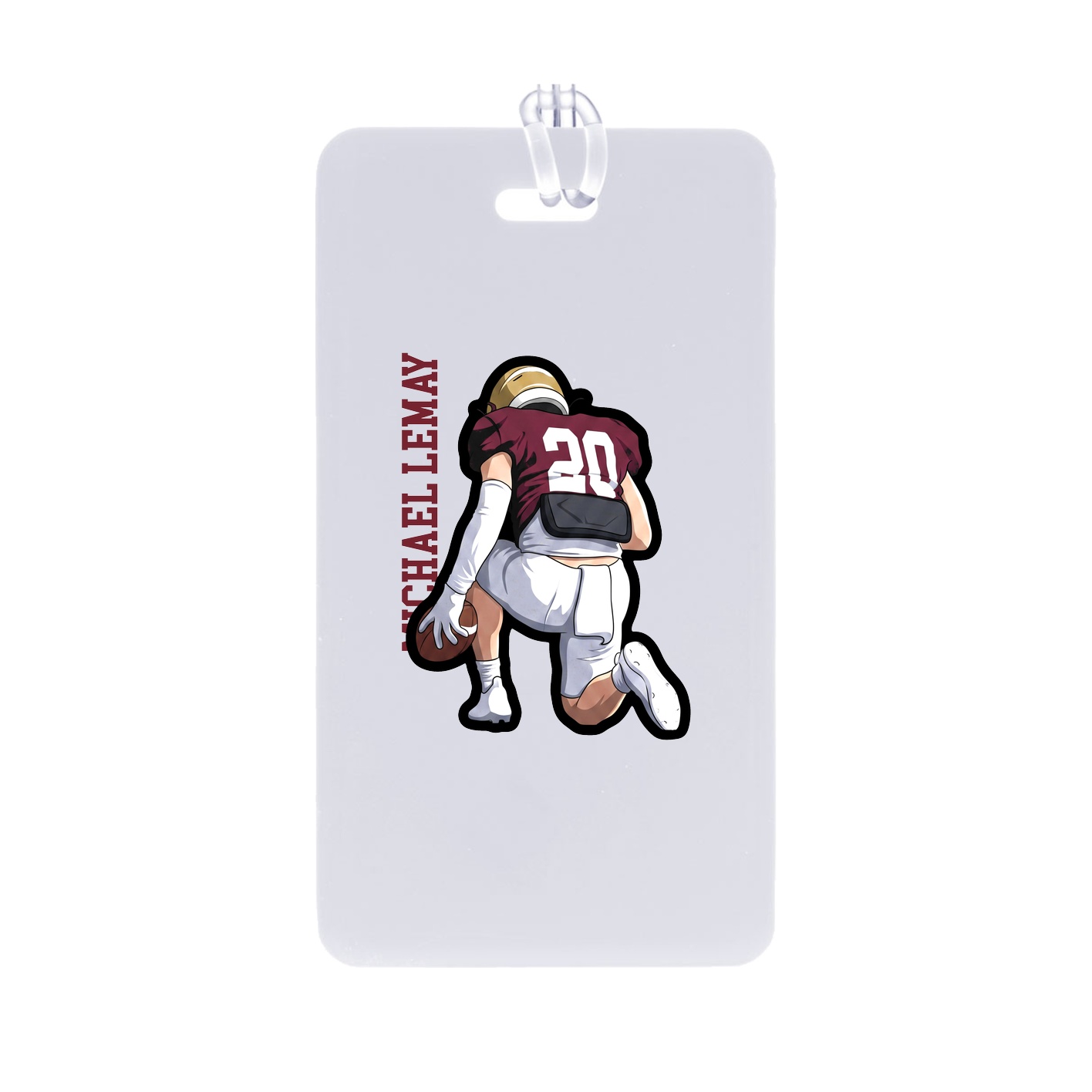 Bag Tag — Name Vertical in Classic